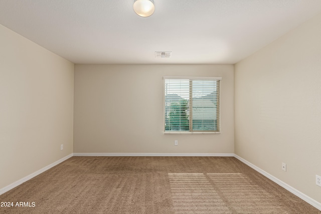 spare room featuring carpet floors