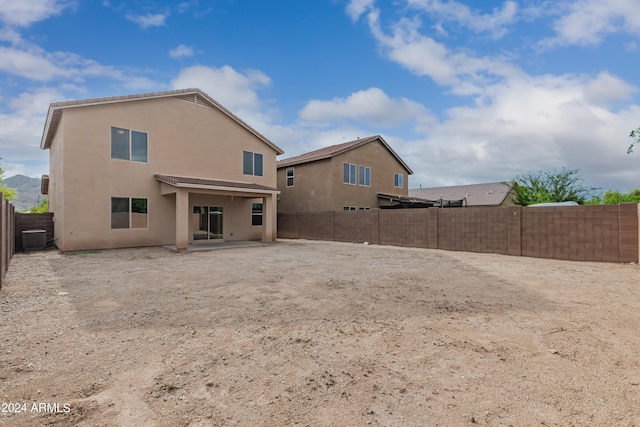 view of rear view of property