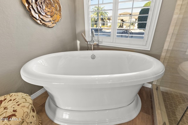 bathroom featuring a bathing tub