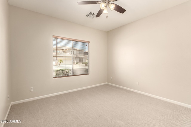 17419 W Elaine Dr, Goodyear, AZ 85338 - unfurnished room featuring light carpet and ceiling fan
