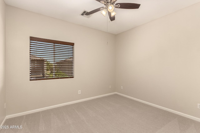 17419 W Elaine Dr, Goodyear, AZ 85338 - empty room featuring light carpet and a ceiling fan