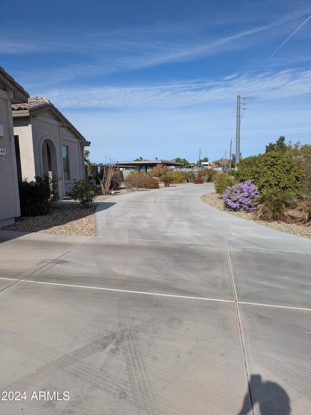 view of street