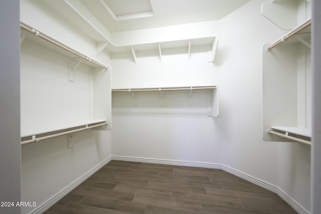 20594 W Pasadena Ave, Buckeye, AZ 85396 - walk in closet featuring dark wood-style flooring