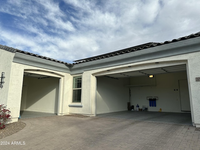 20594 W Pasadena Ave, Buckeye, AZ 85396 - garage with decorative driveway