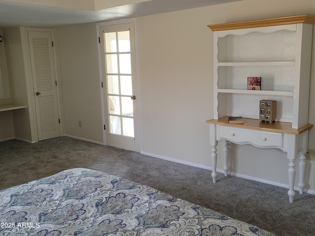 unfurnished bedroom featuring carpet floors