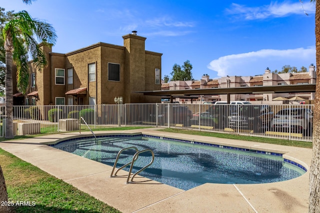 view of pool