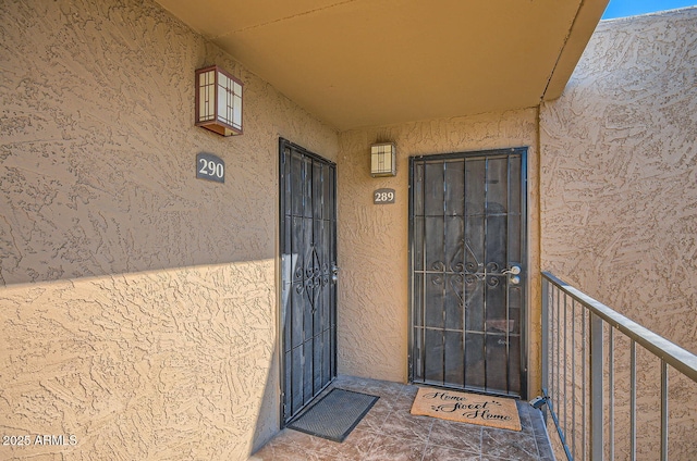 view of entrance to property