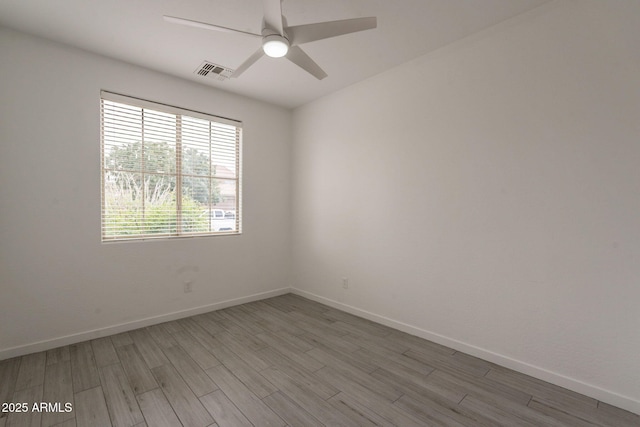 694 W Desert Seasons Dr, San Tan Valley, AZ 85143 - unfurnished room with light wood finished floors and a ceiling fan