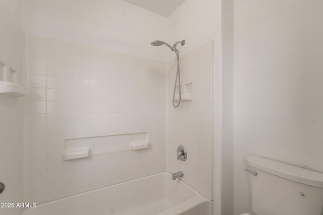 694 W Desert Seasons Dr, San Tan Valley, AZ 85143 - bathroom featuring toilet and shower / washtub combination