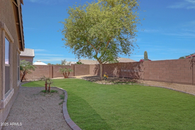 18590 W Vogel Ave, Goodyear, AZ 85338 - view of yard with a fenced backyard