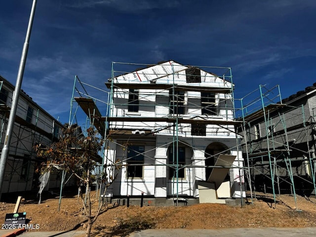 view of property in mid-construction