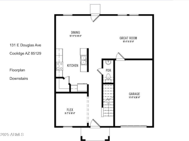 131 E Douglas Ave, Coolidge, AZ 85128 - floor plan / room layout