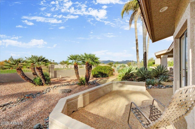 18738 E Buckskin Dr, Rio Verde, AZ 85263 - view of patio featuring a mountain view