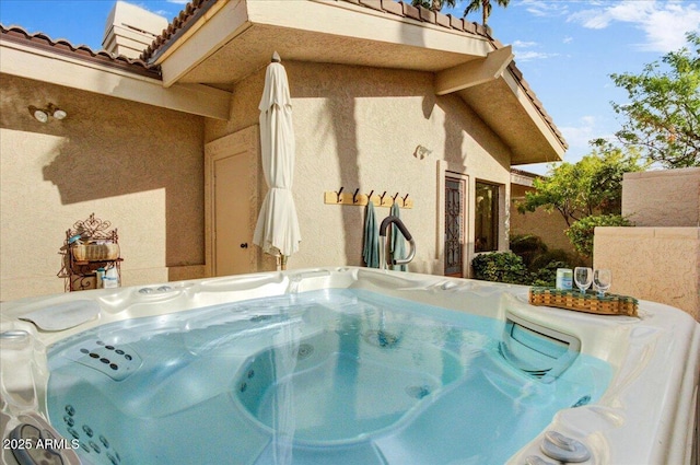 18738 E Buckskin Dr, Rio Verde, AZ 85263 - view of swimming pool featuring a hot tub
