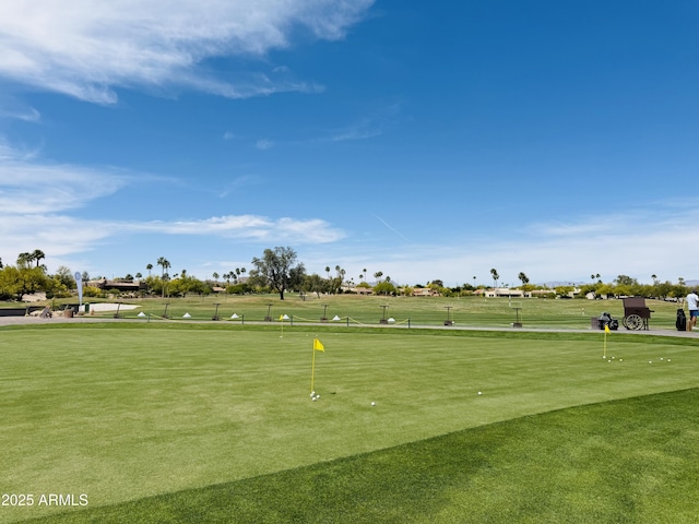 18738 E Buckskin Dr, Rio Verde, AZ 85263 - view of property's community with golf course view and a putting area