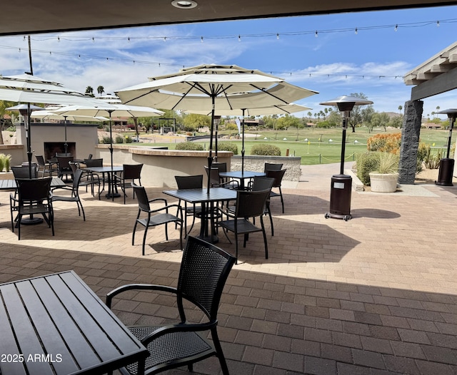 18738 E Buckskin Dr, Rio Verde, AZ 85263 - view of patio / terrace with outdoor dining area