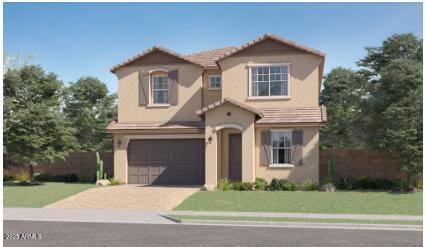 11946 W Calle De Pompas, Peoria, AZ 85383 - traditional-style home with a garage, driveway, and stucco siding