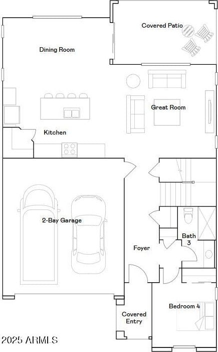 11946 W Calle De Pompas, Peoria, AZ 85383 - floor plan / room layout