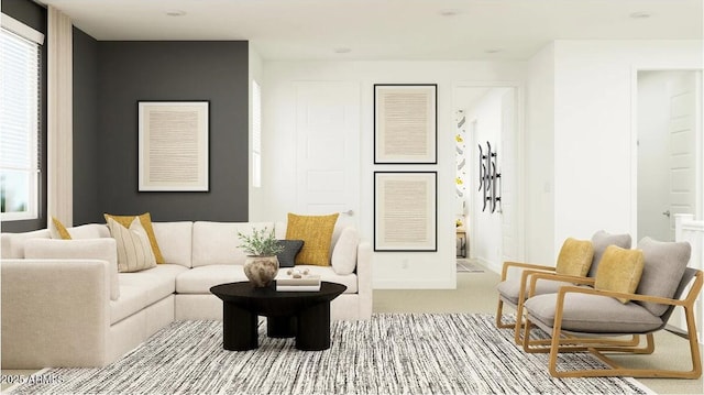 11946 W Calle De Pompas, Peoria, AZ 85383 - carpeted living room featuring baseboards