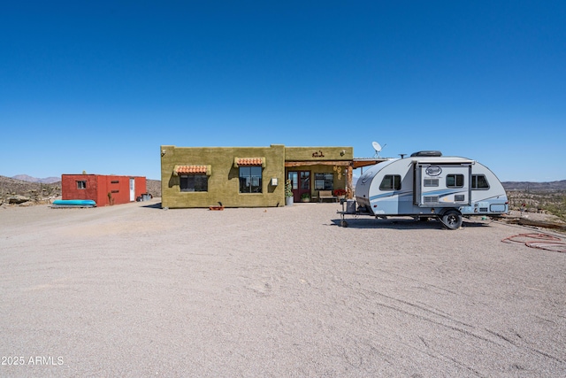 42617 Hovatter Rd, Salome, AZ 85348 - adobe home with a mountain view