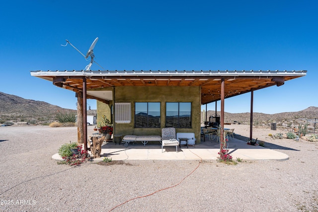 42617 Hovatter Rd, Salome, AZ 85348 - view of patio featuring a mountain view
