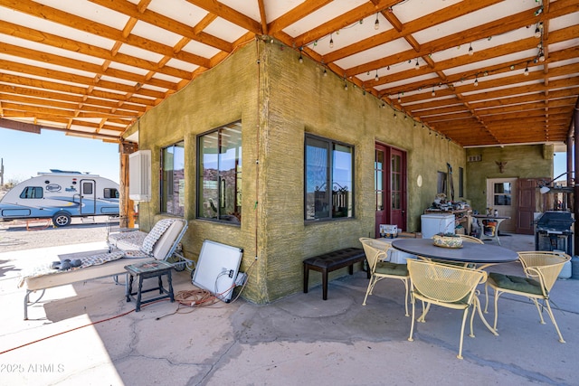 42617 Hovatter Rd, Salome, AZ 85348 - view of patio with grilling area and outdoor dining space