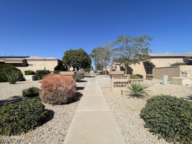 view of property's community