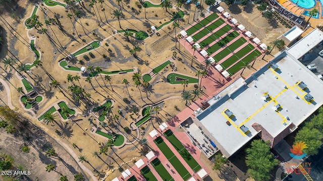 drone / aerial view