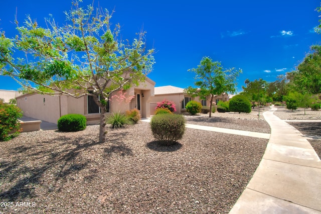 southwest-style home featuring stucco siding
