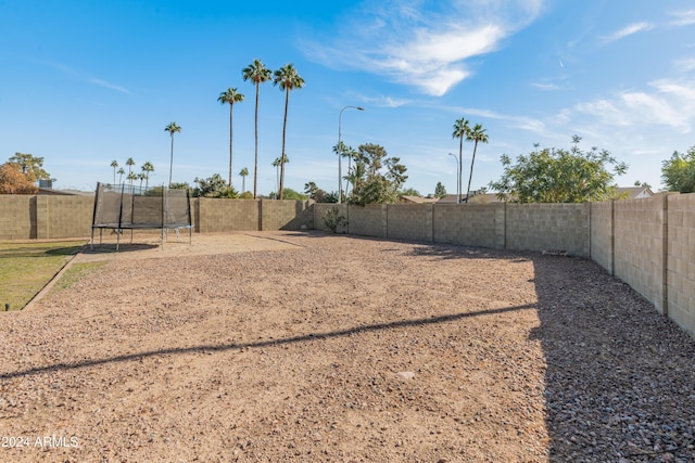 view of community featuring a trampoline