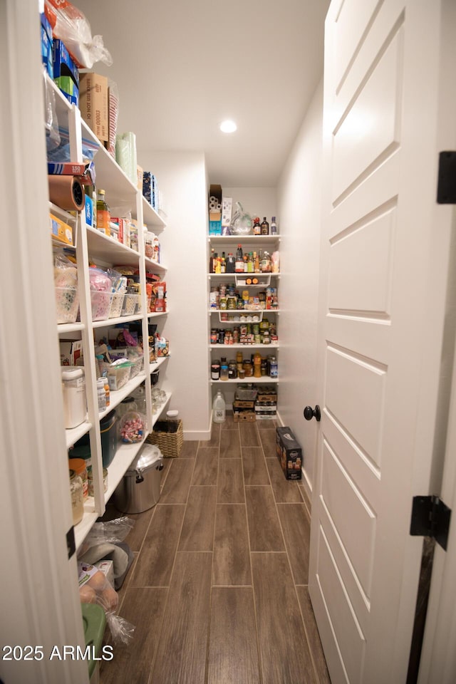 view of pantry
