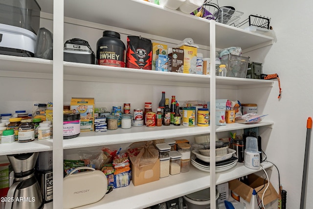 view of pantry