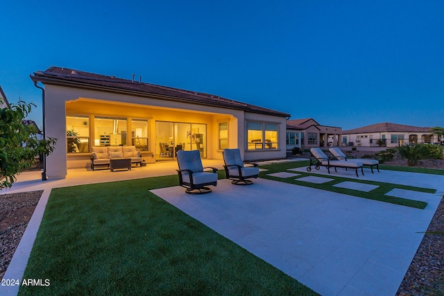 view of patio / terrace with outdoor lounge area