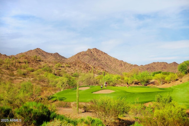 17966 W Long Lake Rd, Goodyear, AZ 85338 - view of community with view of golf course and a mountain view