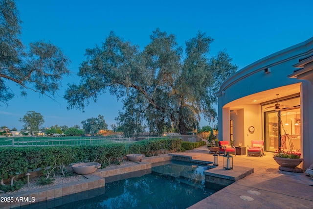 9905 N 78th Pl, Scottsdale, AZ 85258 - view of pool with a patio area and a fenced backyard