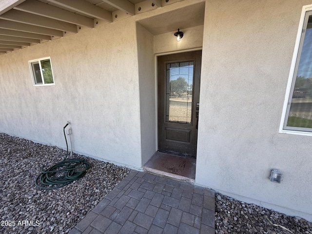 5042 S 22nd St, Phoenix, AZ 85040 - view of exterior entry with stucco siding
