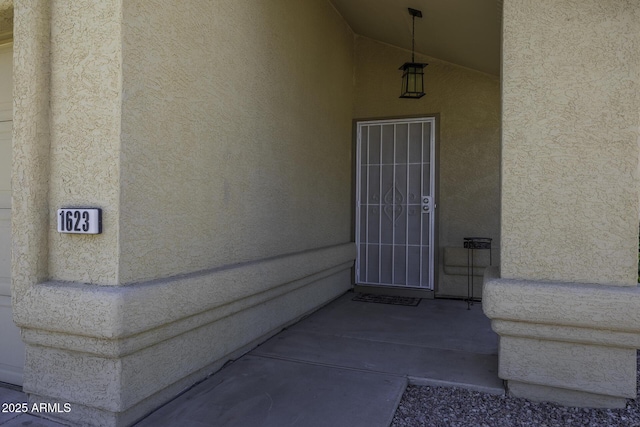 1623 E Krystal St, Casa Grande, AZ 85122 - view of exterior entry with stucco siding