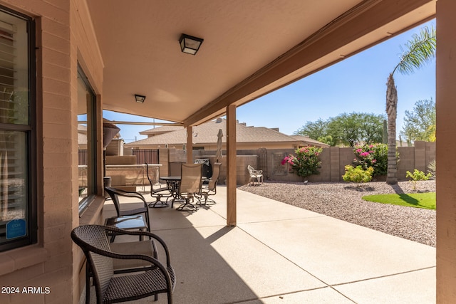 view of patio