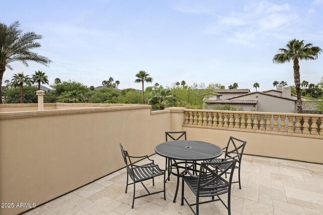 6852 E Fanfol Dr, Paradise Valley, AZ 85253 - view of patio with outdoor dining space
