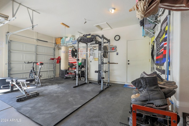 view of exercise room