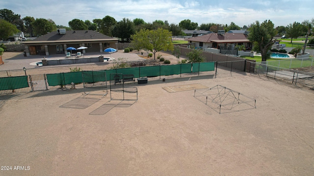 view of home's community with a patio