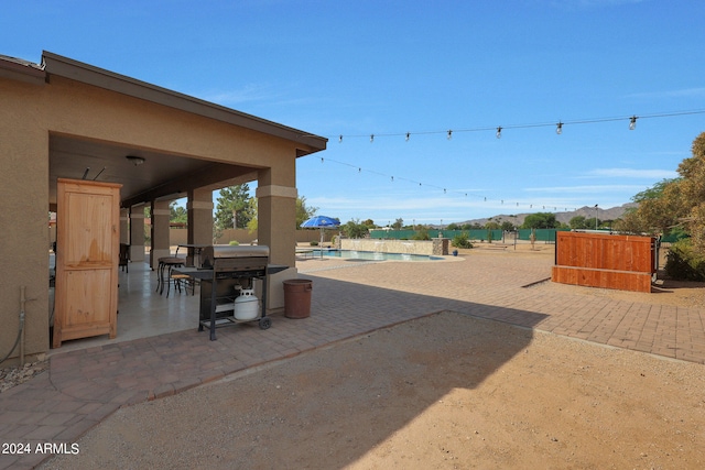 view of patio / terrace featuring grilling area