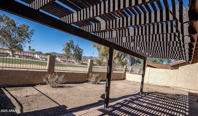 view of patio / terrace with a pergola