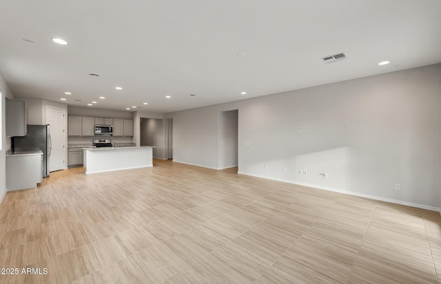 view of unfurnished living room