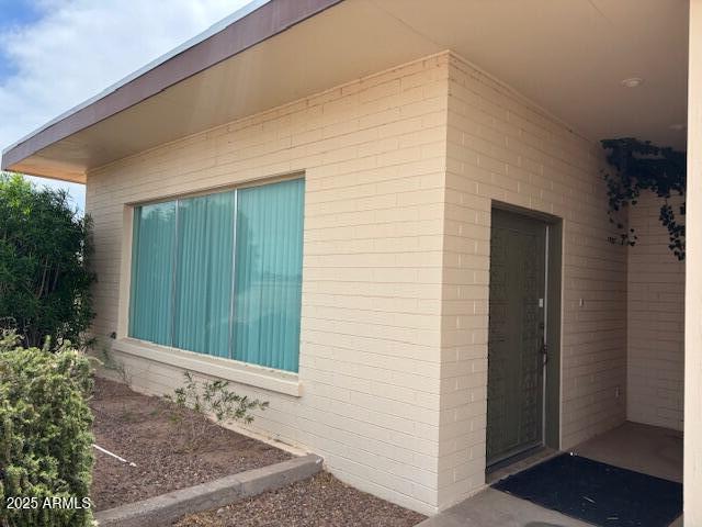 view of side of home