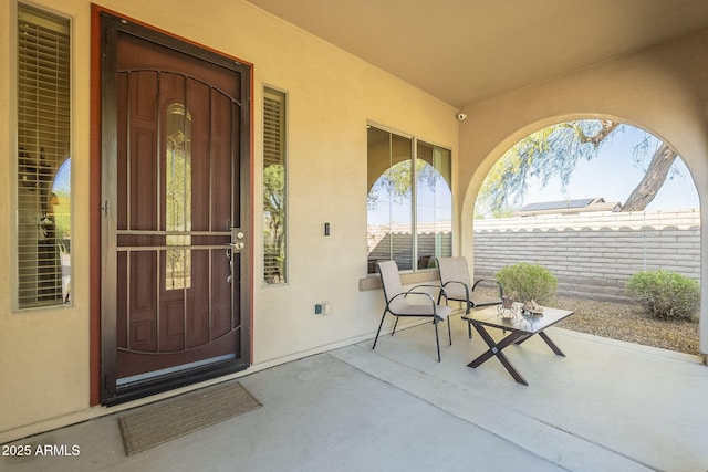 view of entrance to property