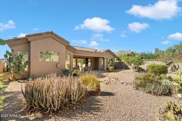15120 E Vermillion Dr, Fountain Hills, AZ 85268 - exterior space with stucco siding and a tiled roof