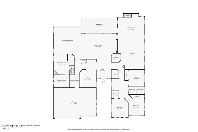 15120 E Vermillion Dr, Fountain Hills, AZ 85268 - floor plan