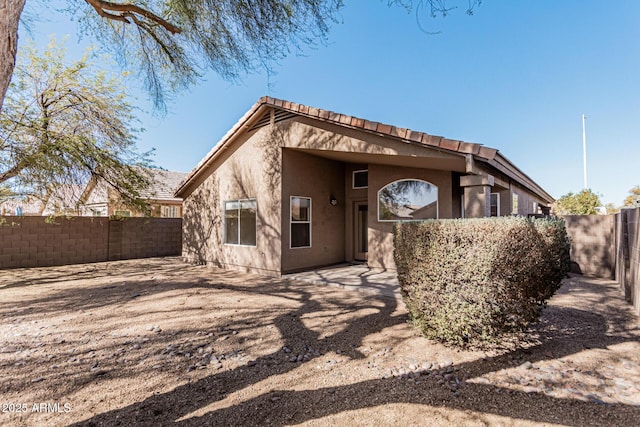 view of rear view of property