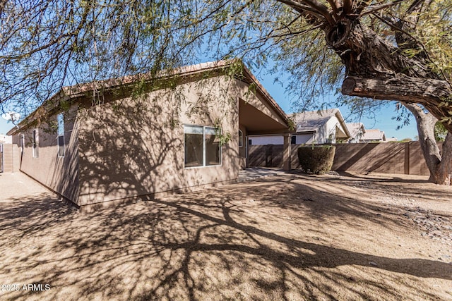 view of rear view of property